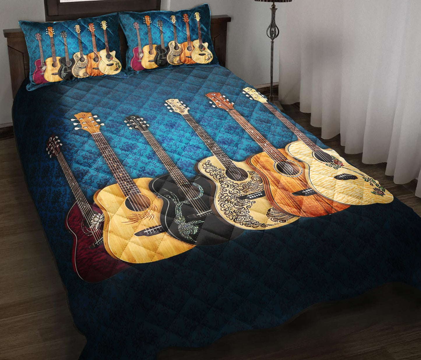 Guitar Dream Quilt Bedding Set ND210904