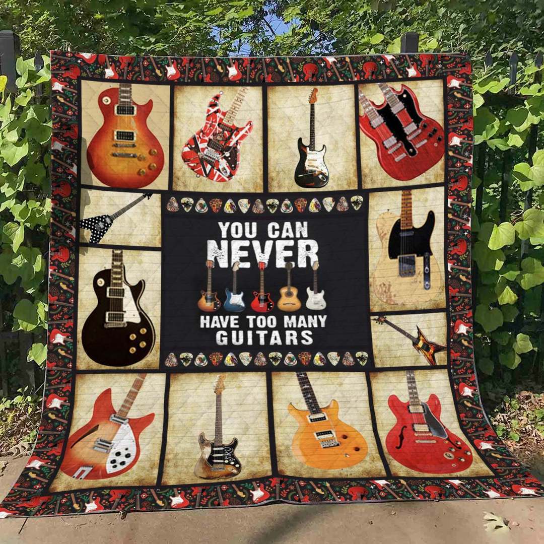 Guitar LI310703B TBG Quilt Blanket