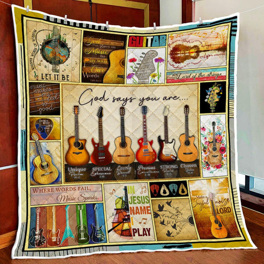 Guitar Love ND191010 Quilt Blanket