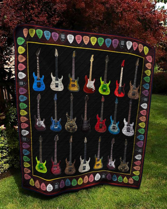 Guitar MP170508 Quilt Blanket