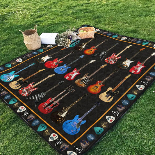 Guitar NG310701B TBG Quilt Blanket