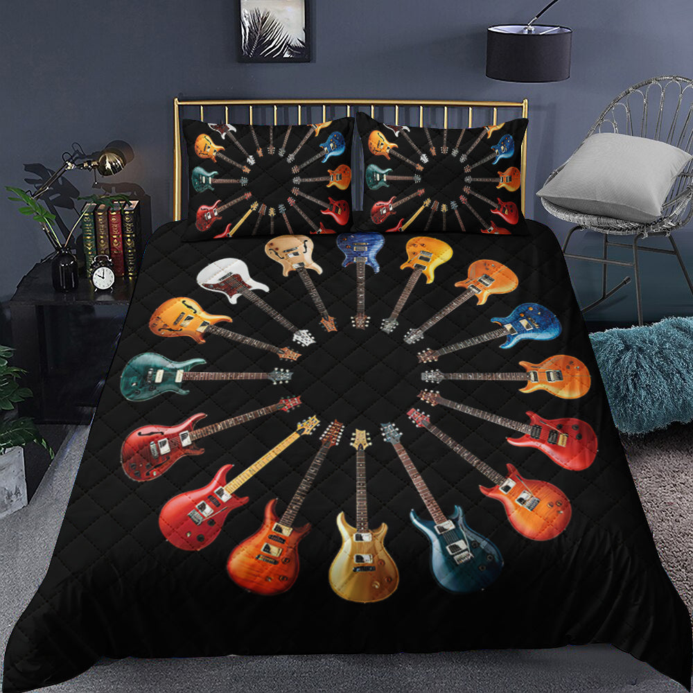 Guitar Quilt Bedding Set TL150907