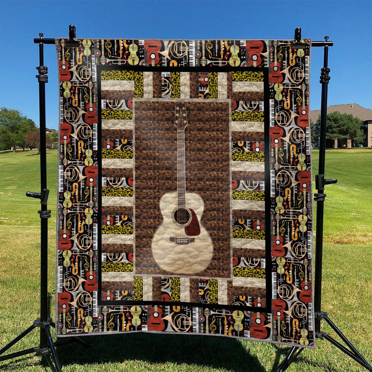 Guitar TD2709418 Quilt Blanket