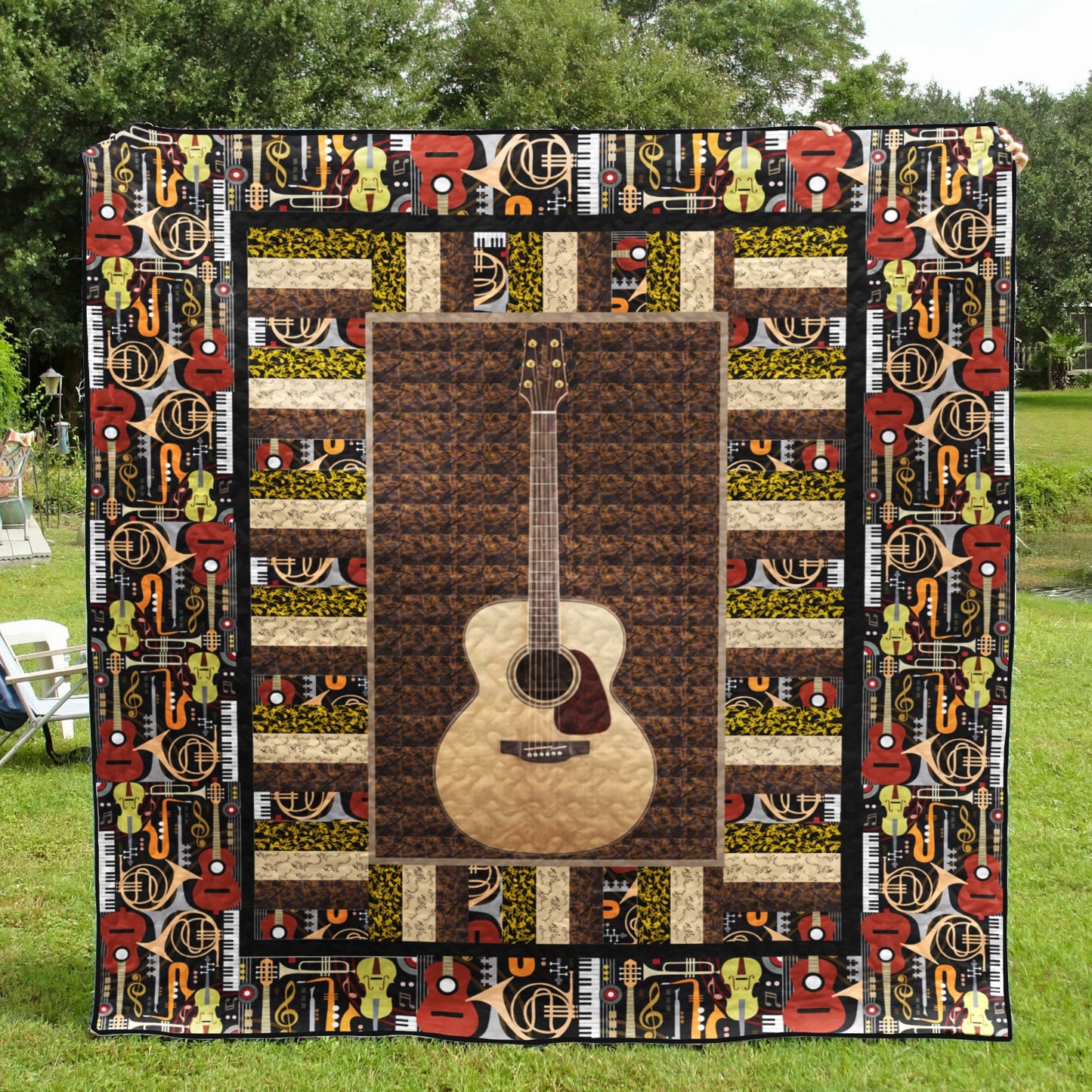 Guitar TD2709418 Quilt Blanket