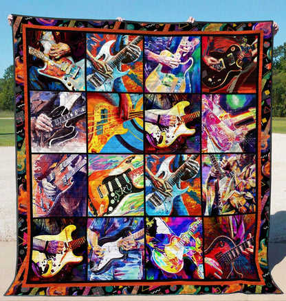 Guitar YE080705A TBG Quilt Blanket