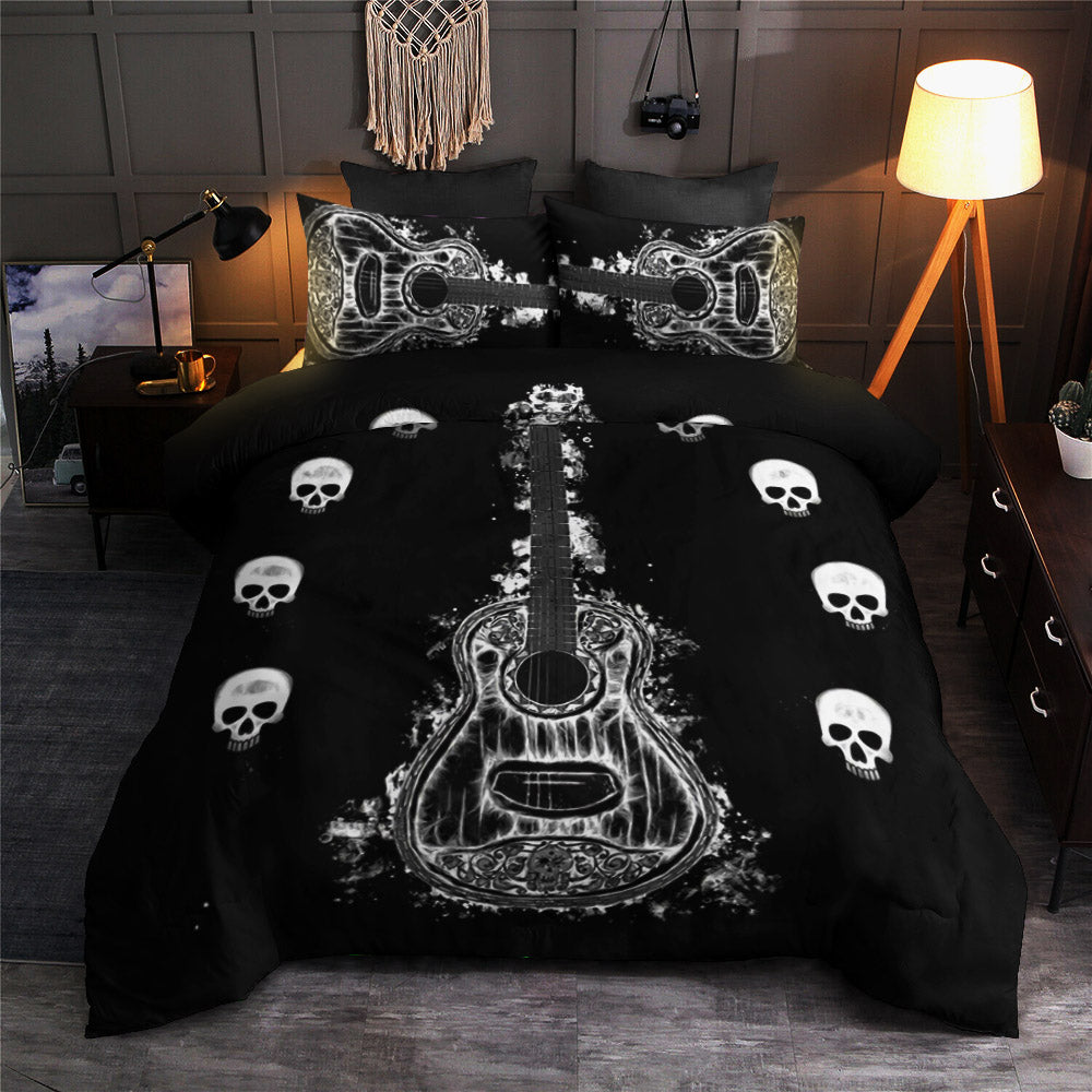 Guitar And Skulls CLM190826M Bedding Sets