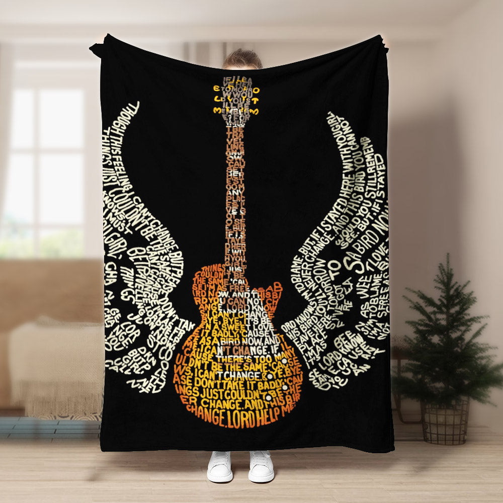 Guitar BL190832F Sherpa Fleece Blanket