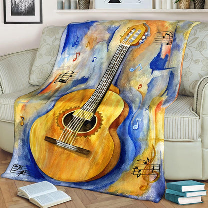 Guitar BL190833F Sherpa Fleece Blanket