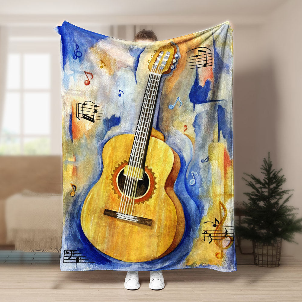 Guitar BL190833F Sherpa Fleece Blanket