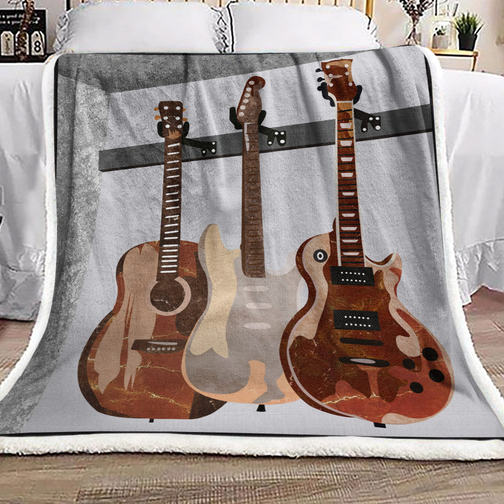 Guitar BT1010164F Sherpa Fleece Blanket