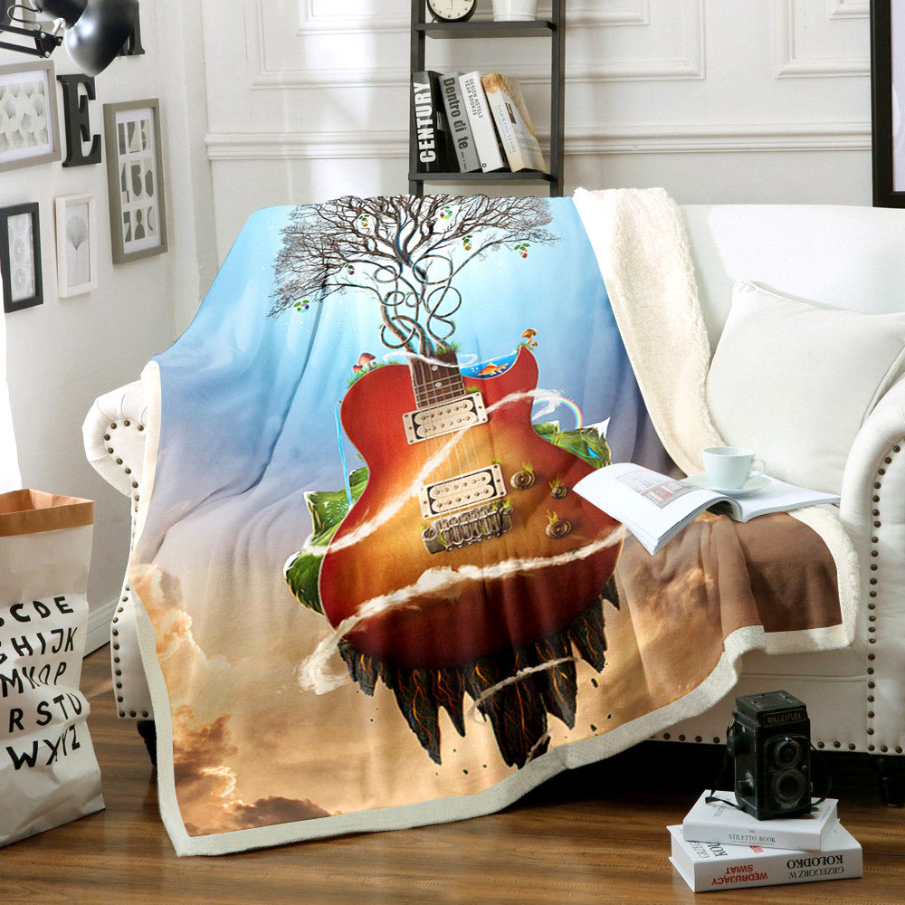 Guitar CG1409047TT Sherpa Fleece Blanket