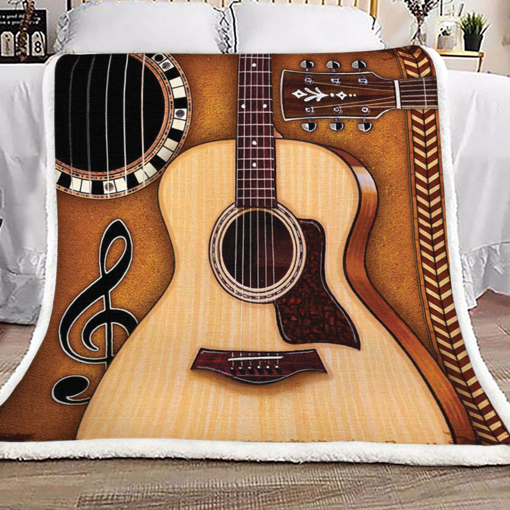 Guitar CG230924TT Sherpa Fleece Blanket