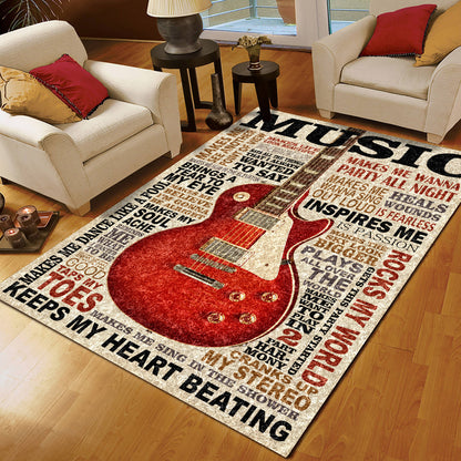 Guitar CL160967MDR Rug