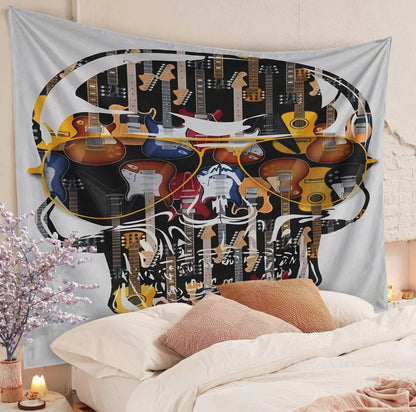 Guitar CL280820MDT Decorative Wall Hanging Tapestry