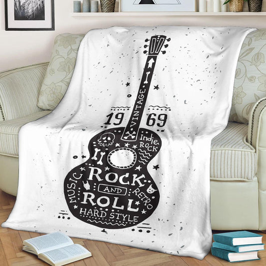 Guitar CLA140825 Sherpa Fleece Blanket