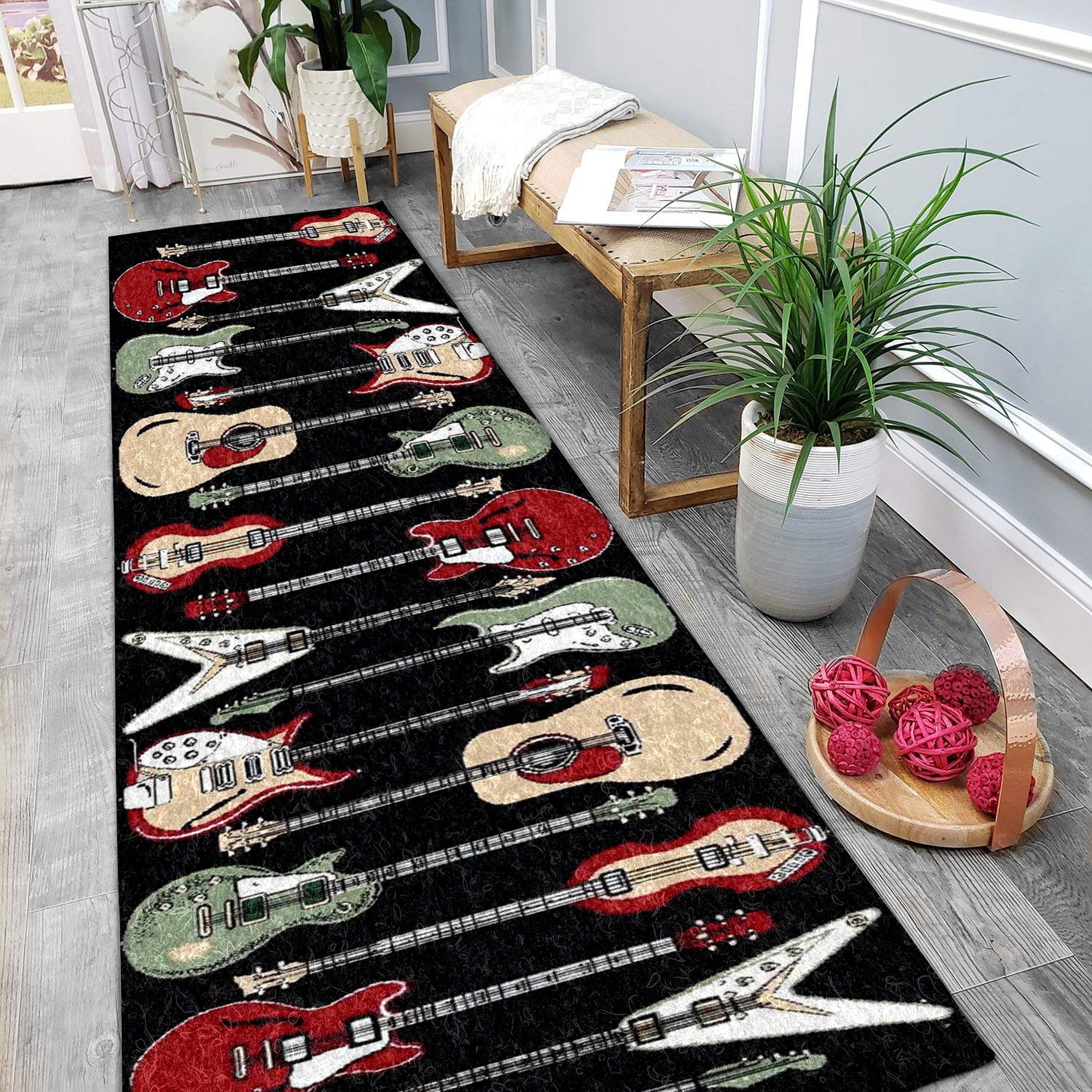 Guitar CLA1609092RU Runner Rug