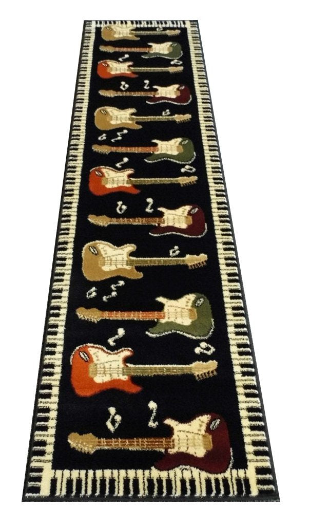Guitar CLM160949N Runner Rug