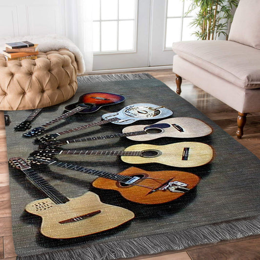 Guitar DD230816O Decorative Floor-cloth