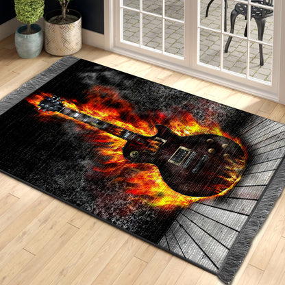 Guitar HM0110065F Decorative Floor-cloth