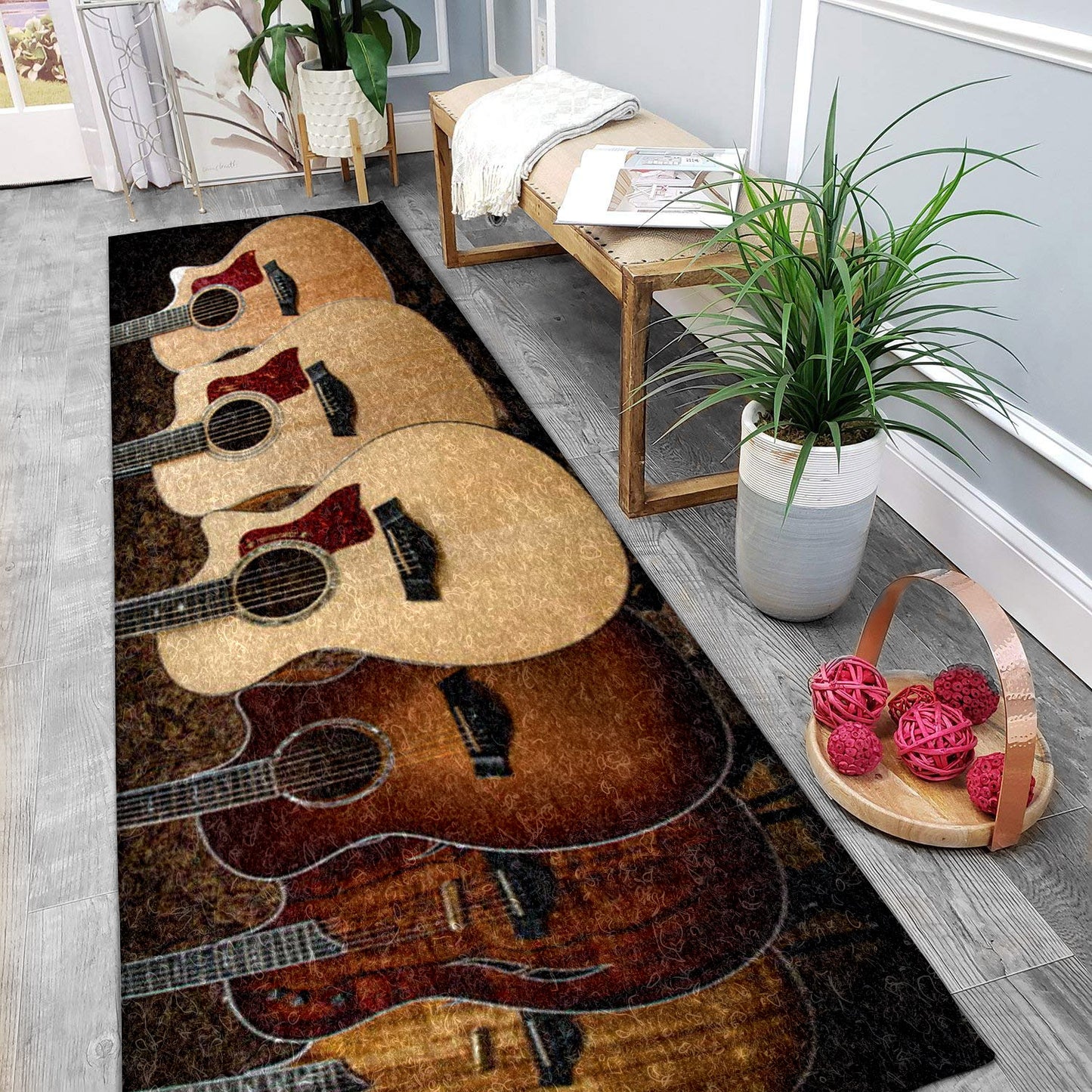 Guitar HM011020N Runner Rug