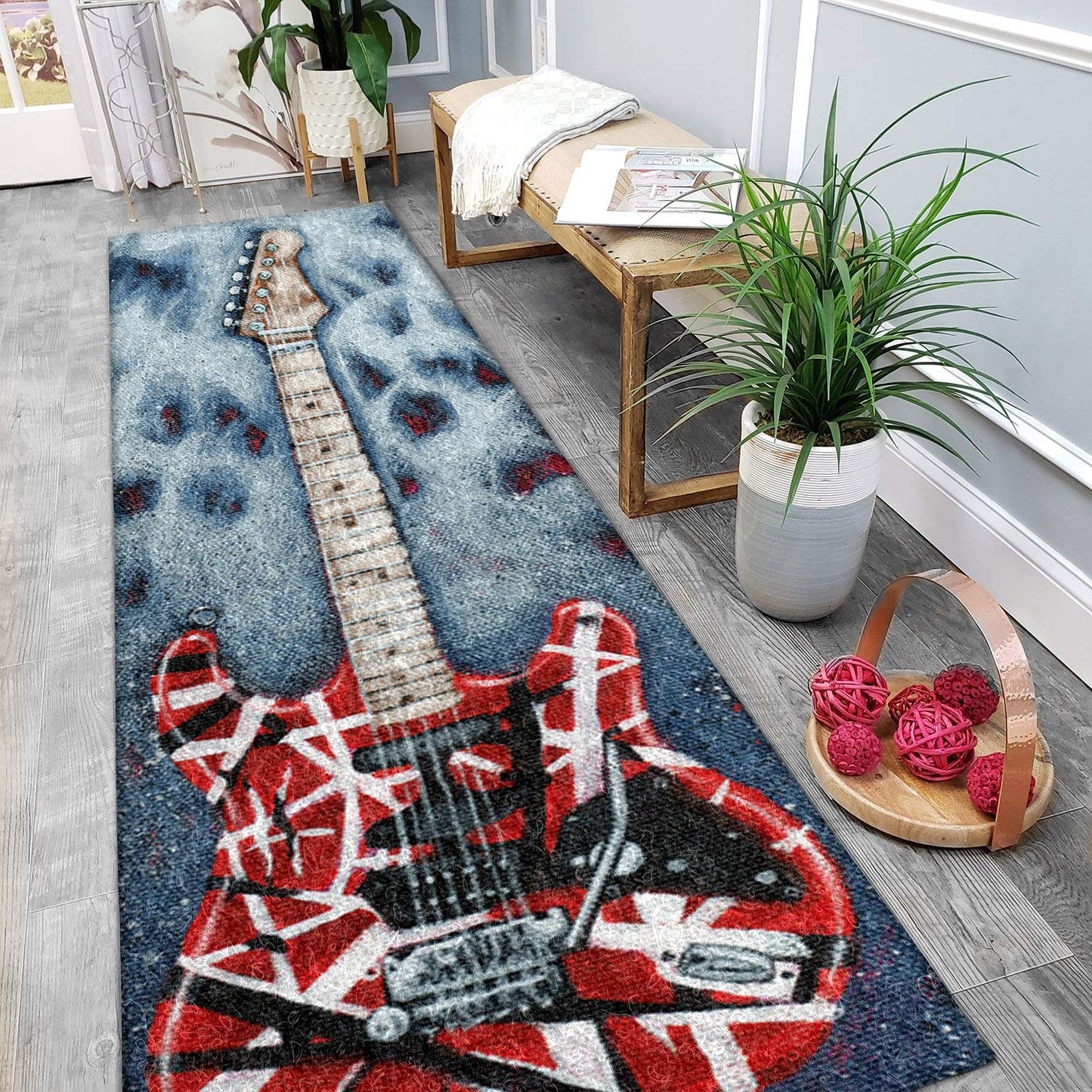 Guitar HM011027N Runner Rug