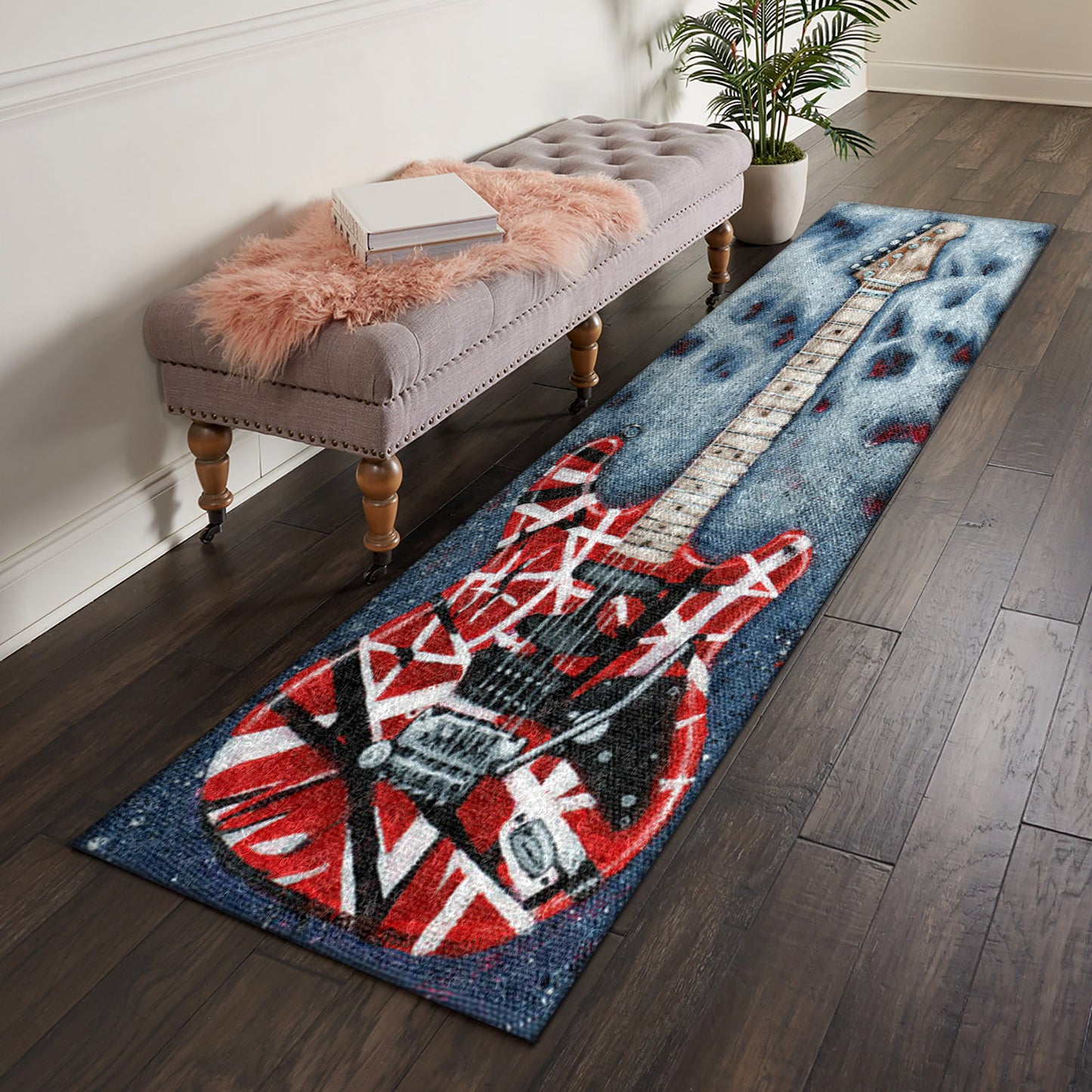Guitar HM011027N Runner Rug