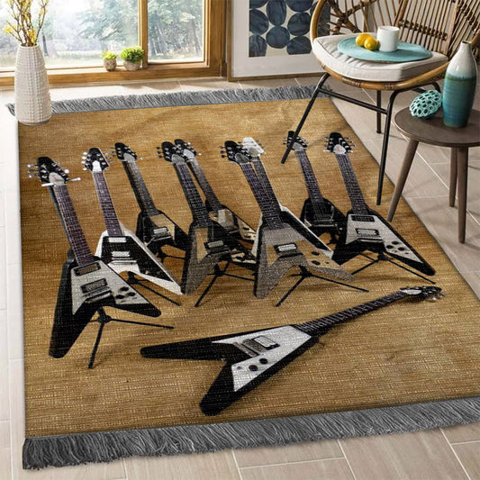 Guitar HM0310100F Decorative Floor-cloth