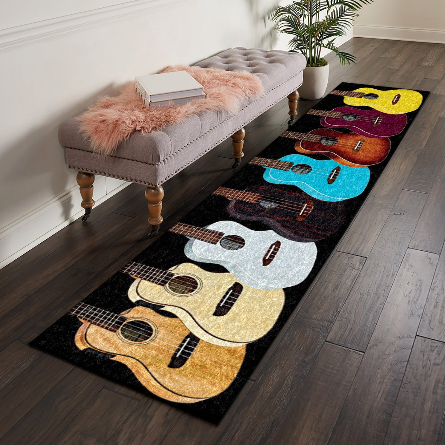Guitar HM031057N Runner Rug