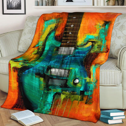 Guitar HM0809101TT Sherpa Fleece Blanket