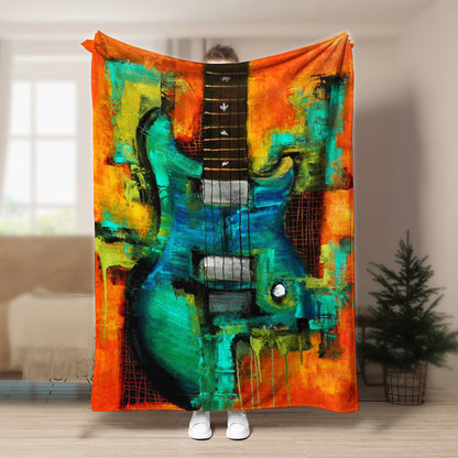 Guitar HM0809101TT Sherpa Fleece Blanket