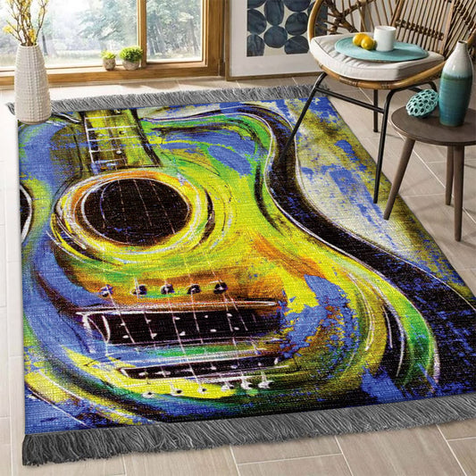 Guitar HM2009086F Decorative Floor-cloth