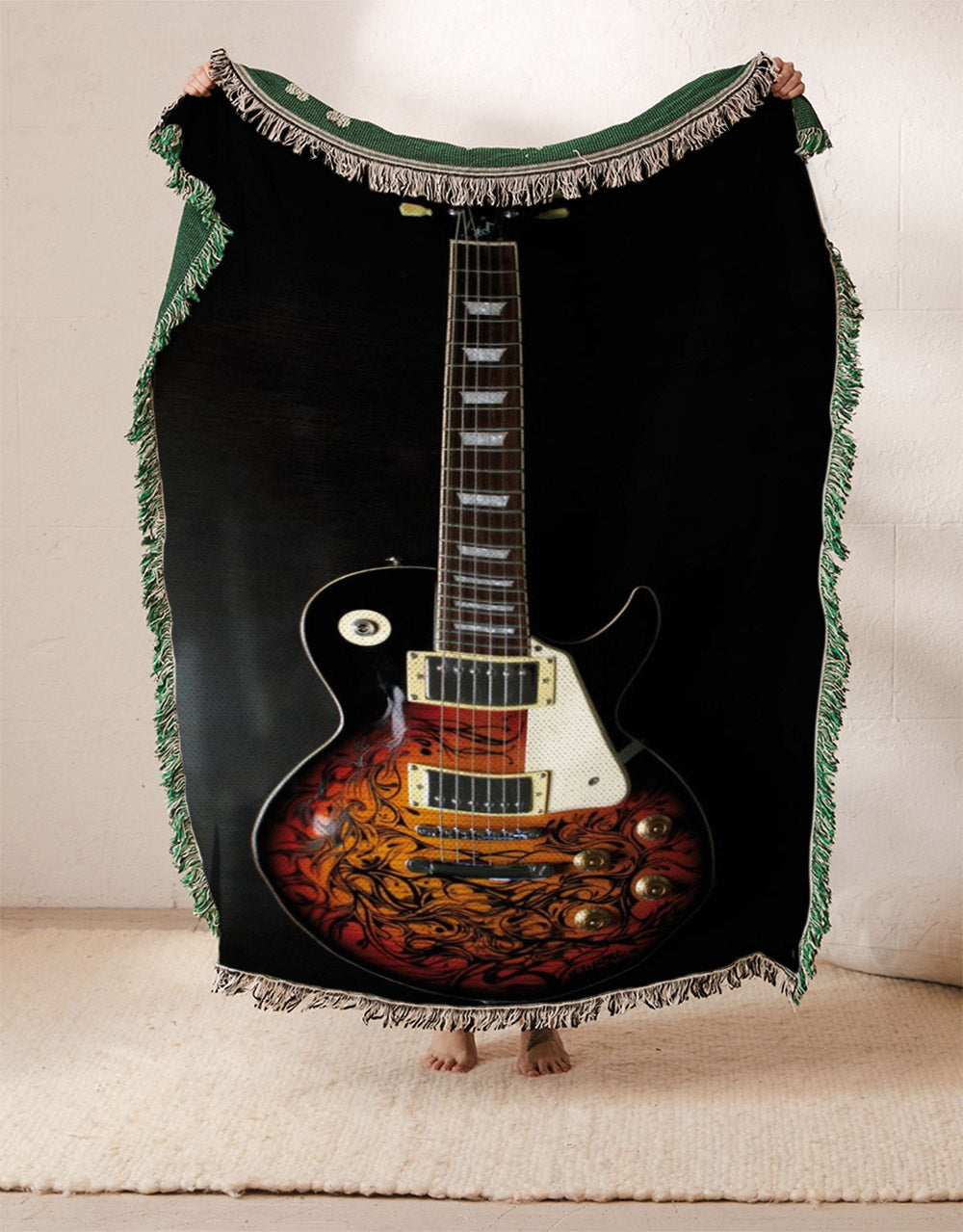 Guitar HN1410156S Throw Blankets For Sofa
