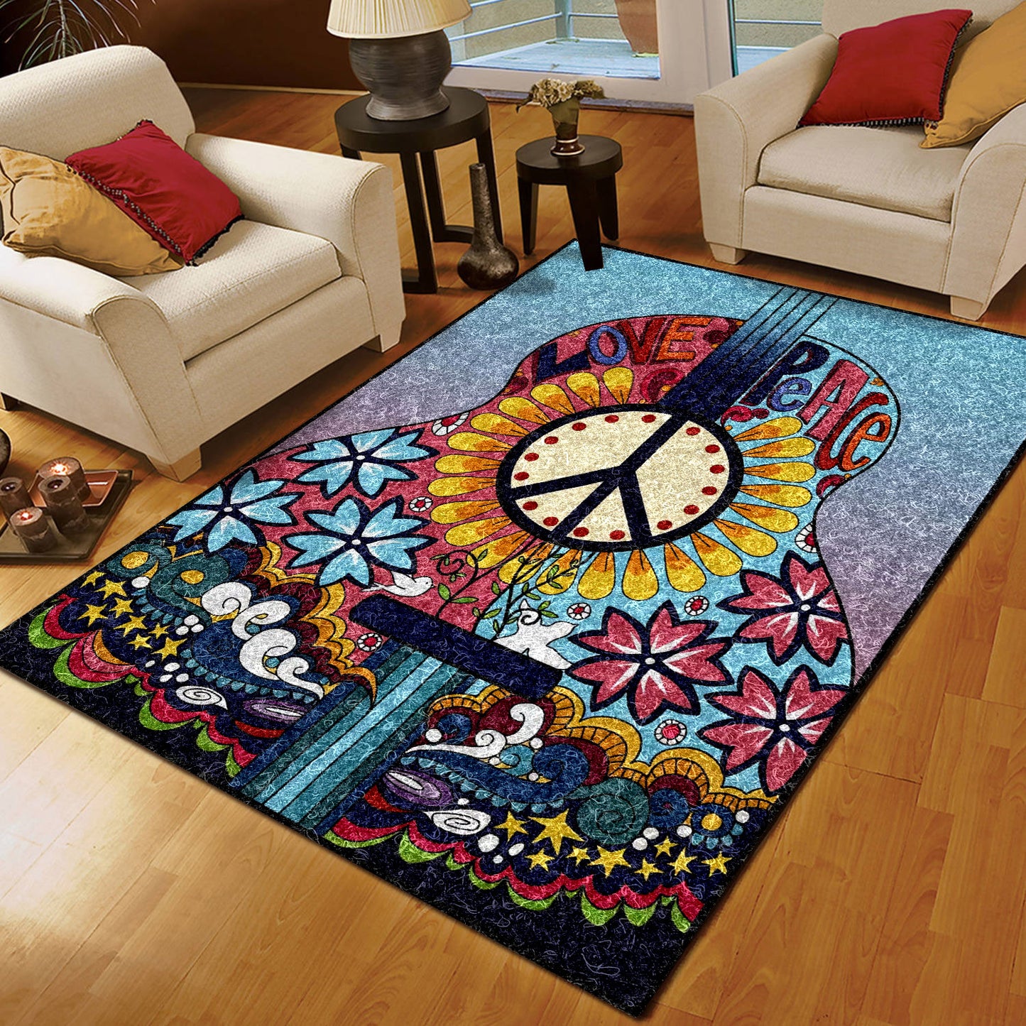 Guitar Hippie BT140819A Rug
