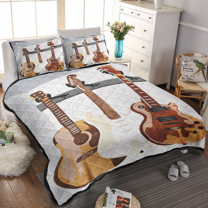Guitar ML18100145B Quilt Bedding Set