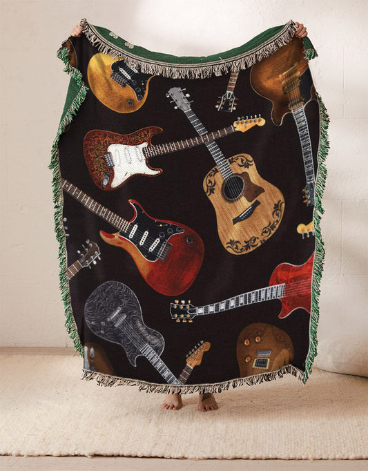 Guitar Music Electric Guitar BT2310170S Throw Blankets For Sofa