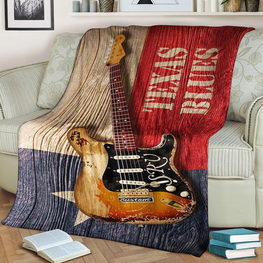 Guitar NT0309042F Sherpa Fleece Blanket