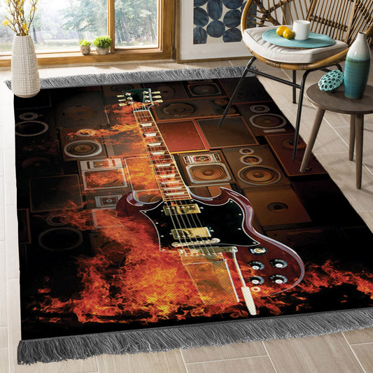 Guitar NT2009106O Decorative Floor-cloth