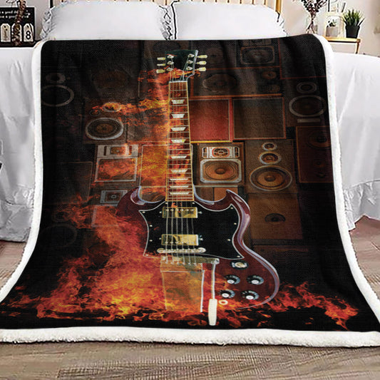 Guitar NT200979F Sherpa Fleece Blanket