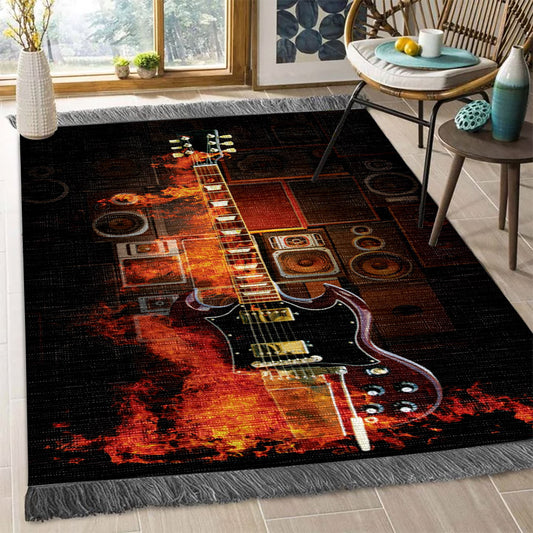 Guitar TL1809074F Decorative Floor-cloth
