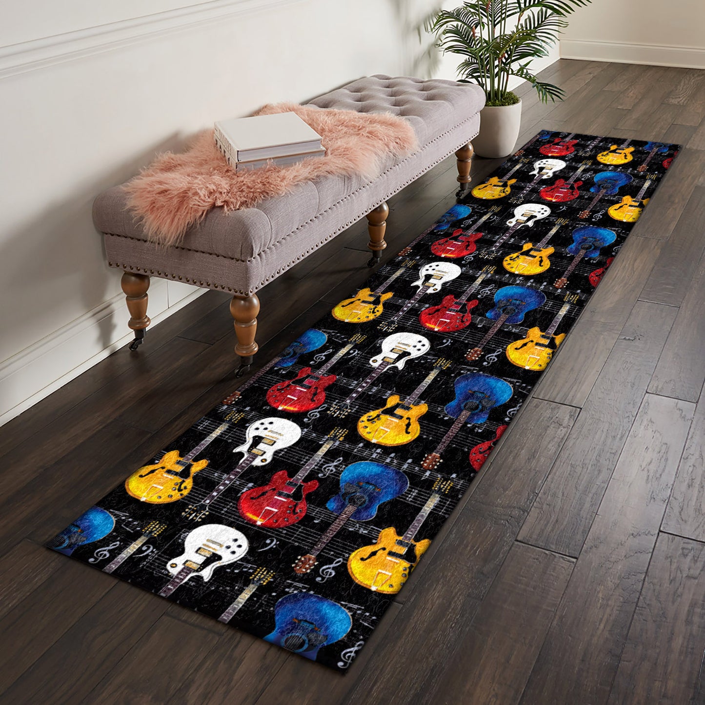 Guitar TT270915N Runner Rug