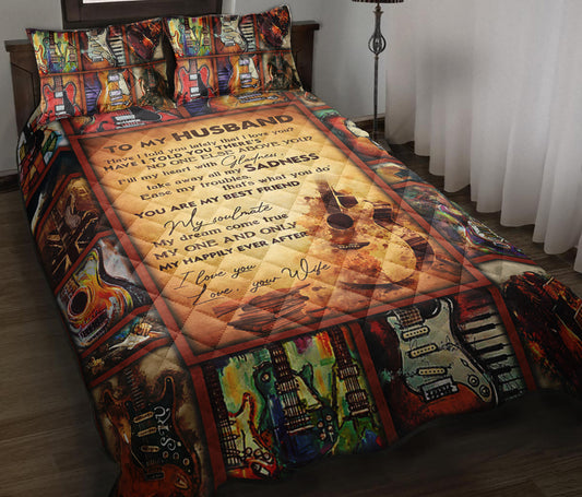 Guitar Quilt Bedding Set ND090905