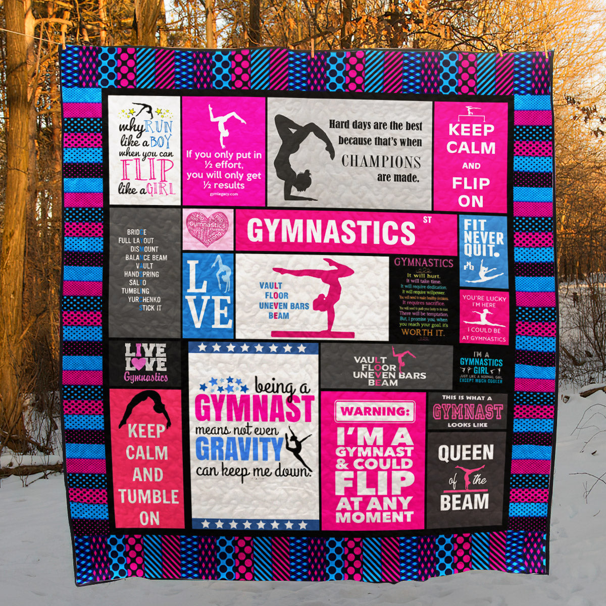 Gymnastic TD2809571 Quilt Blanket