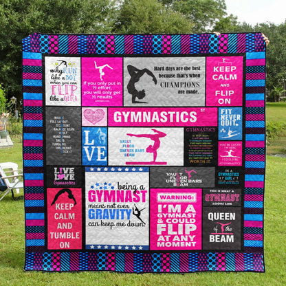 Gymnastic TD2809571 Quilt Blanket