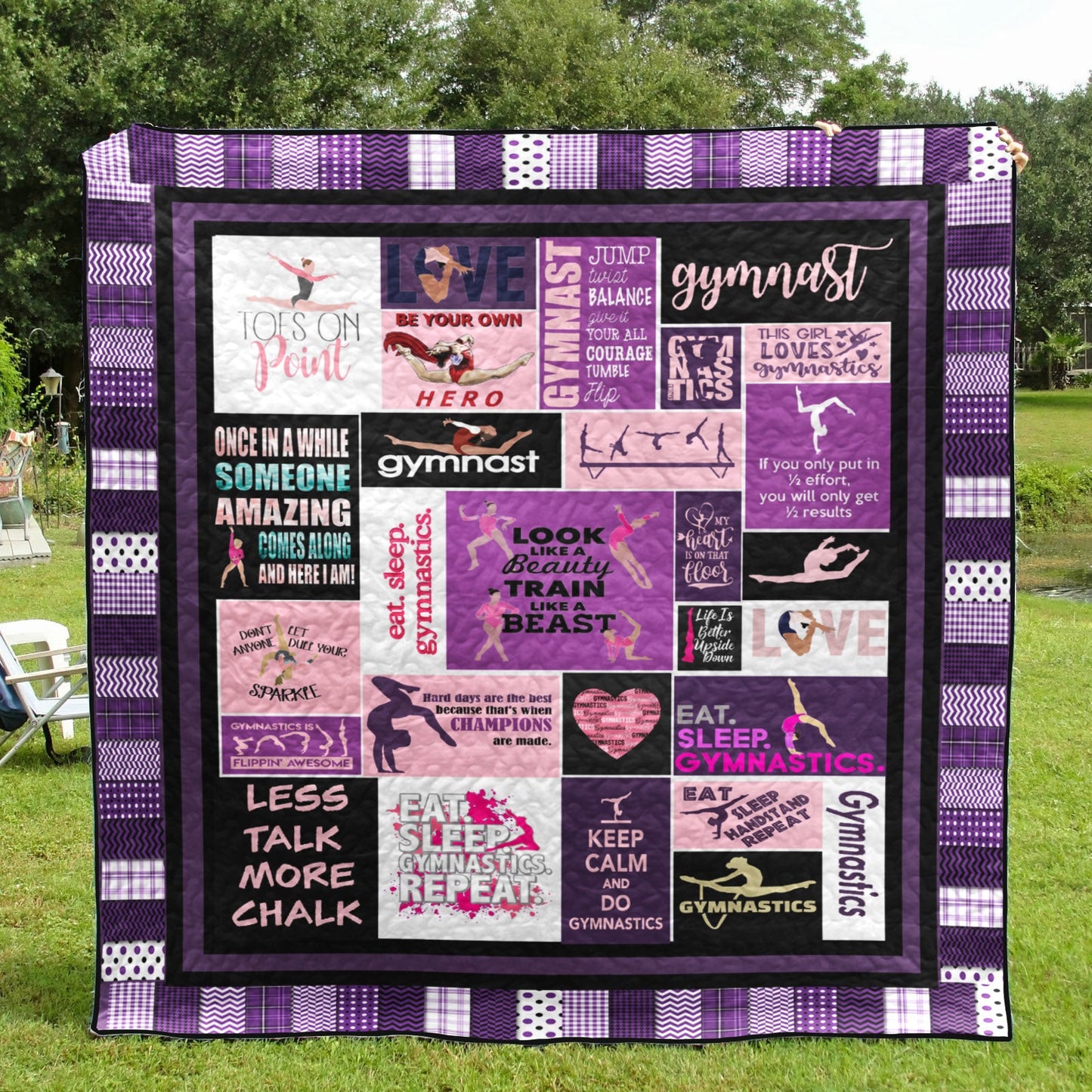 Gymnastic YH3010330 Quilt Blanket