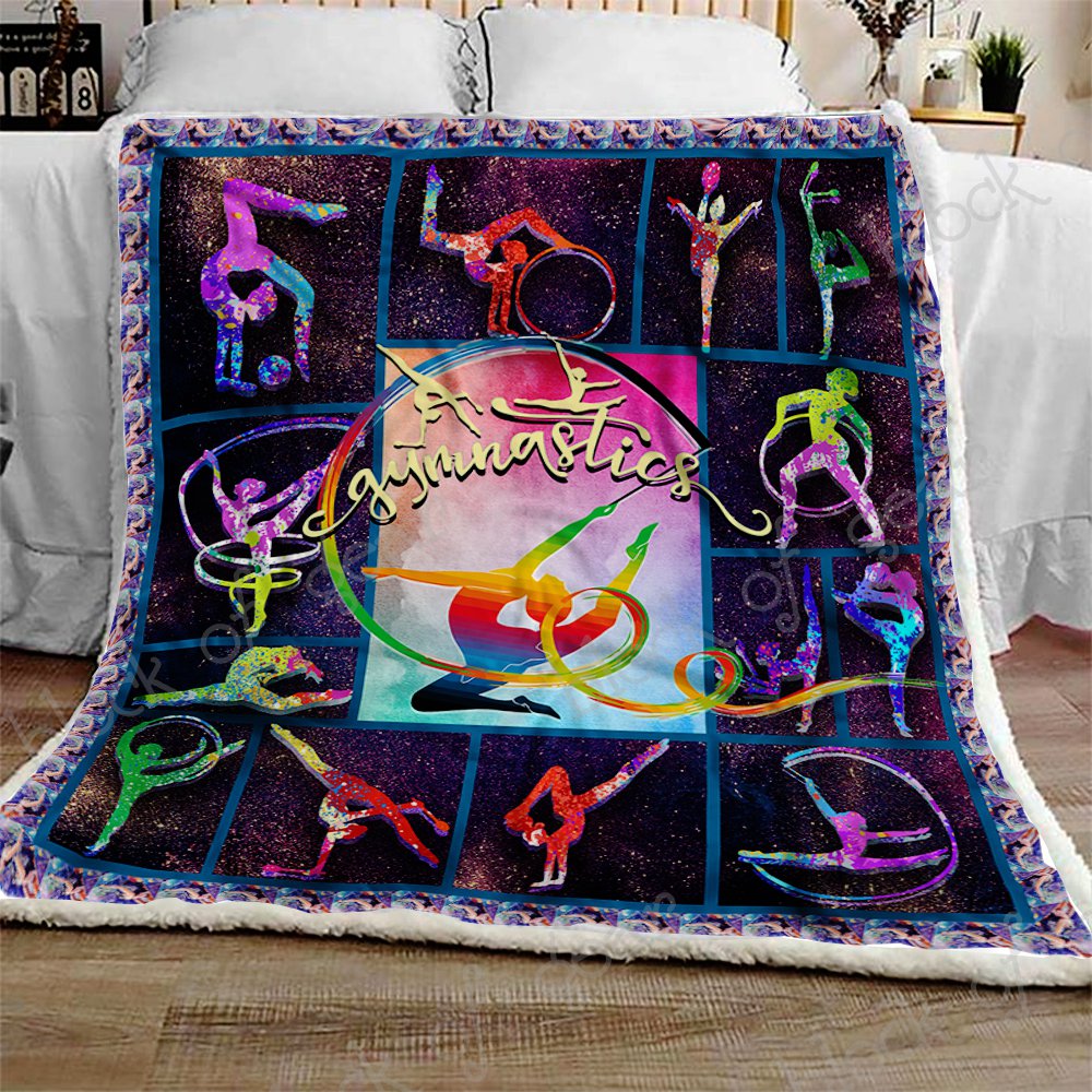 Gymnastics CL301087MDF Sherpa Fleece Blanket