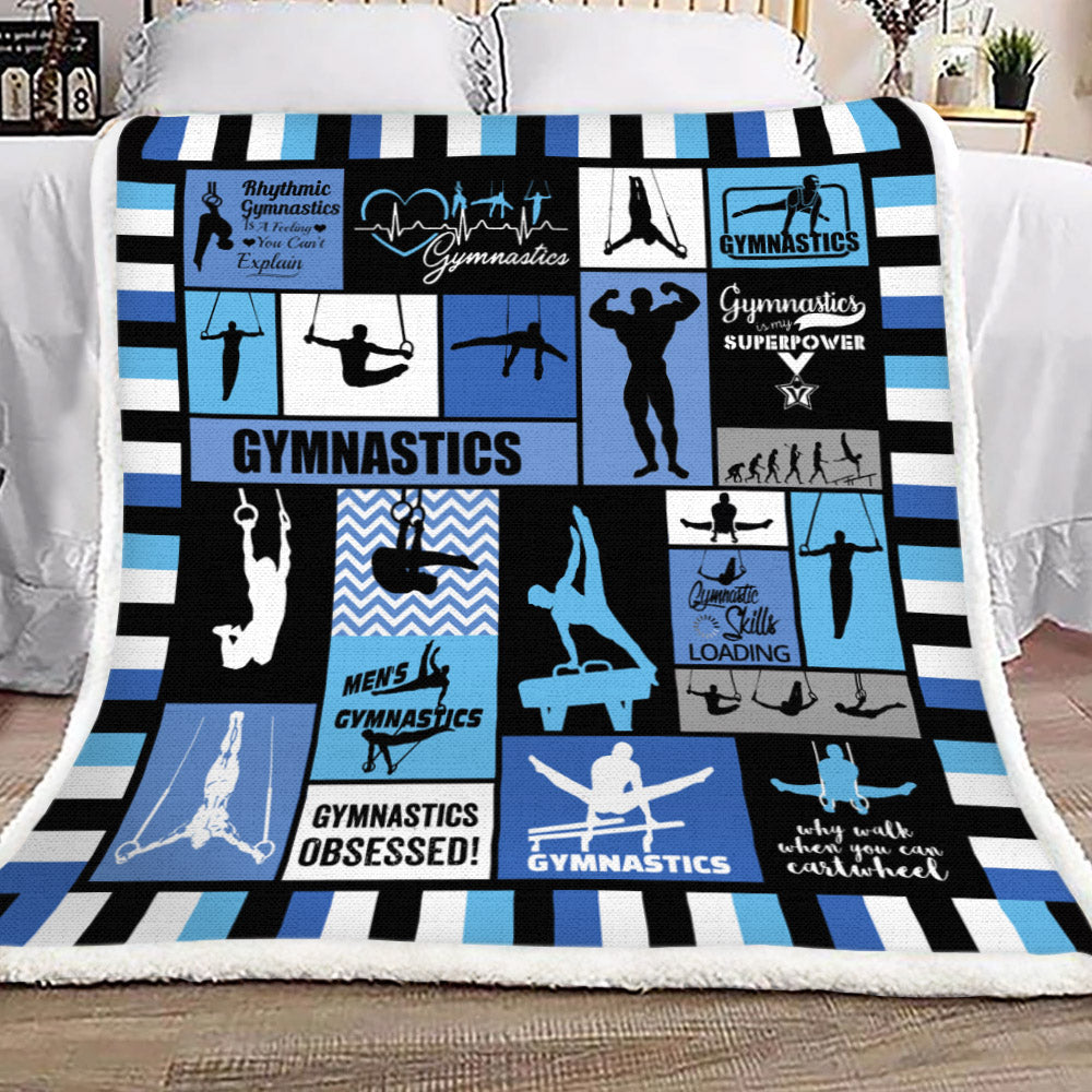 Gymnastics Men YH3110260F Sherpa Fleece Blanket