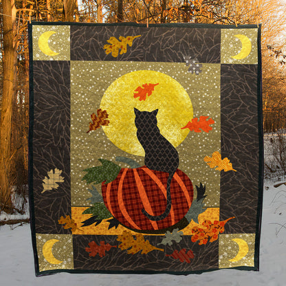 Halloween Cat CLM0910096 Quilt Blanket