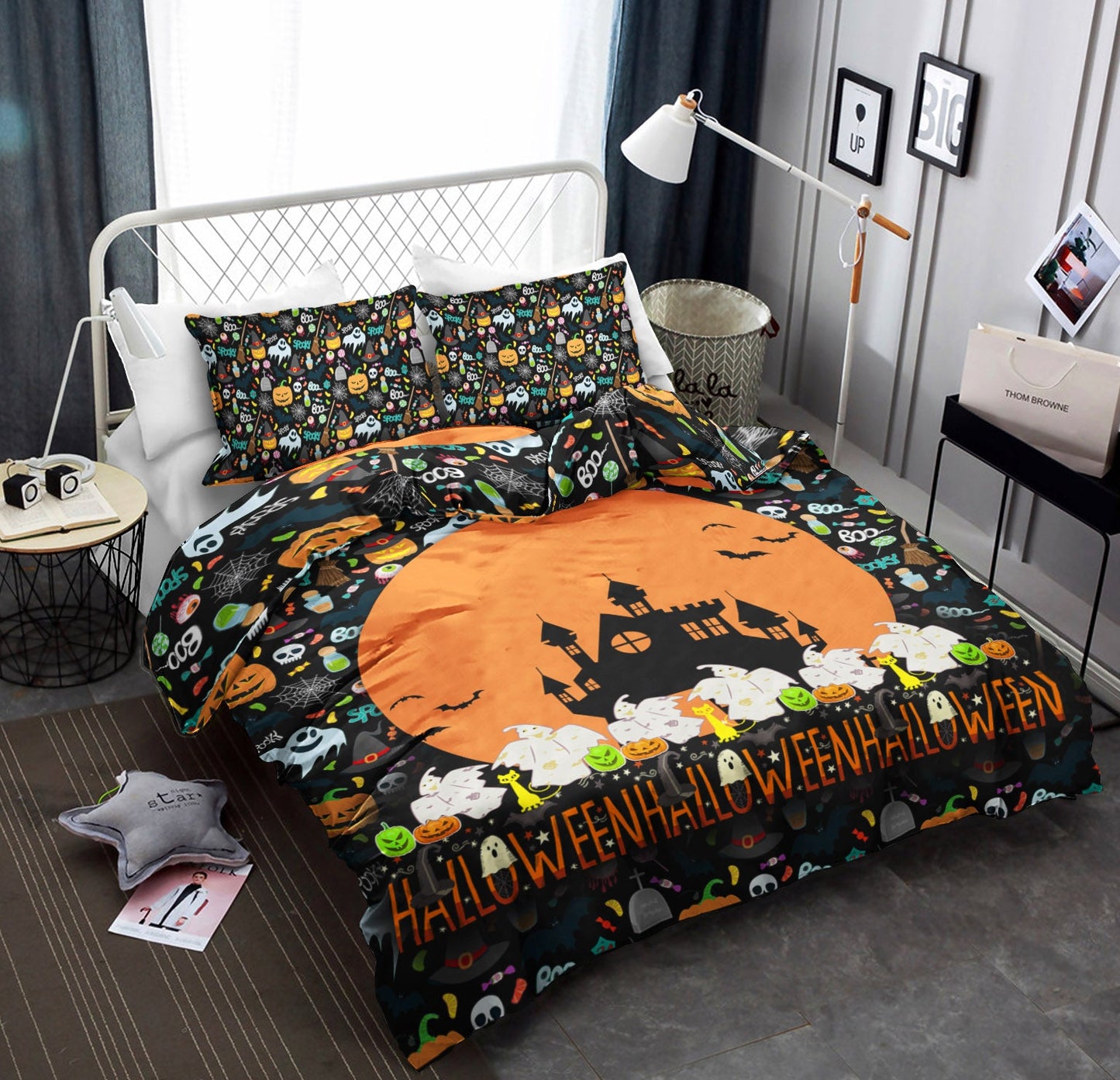 Halloween Haunted House CLM260841B Duvet Cover Bedding Sets