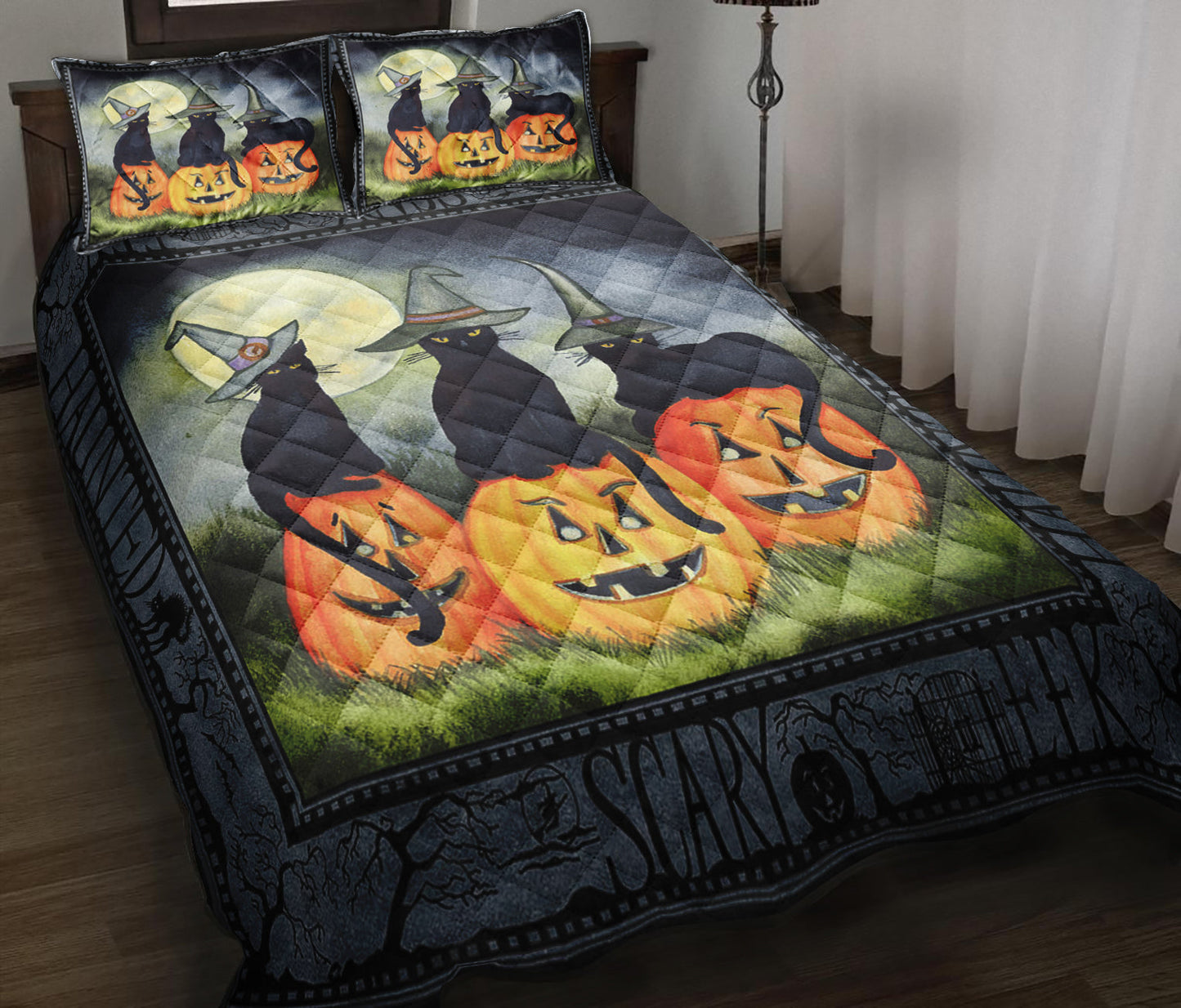 Halloween Night Quilt Bedding Set ND160903