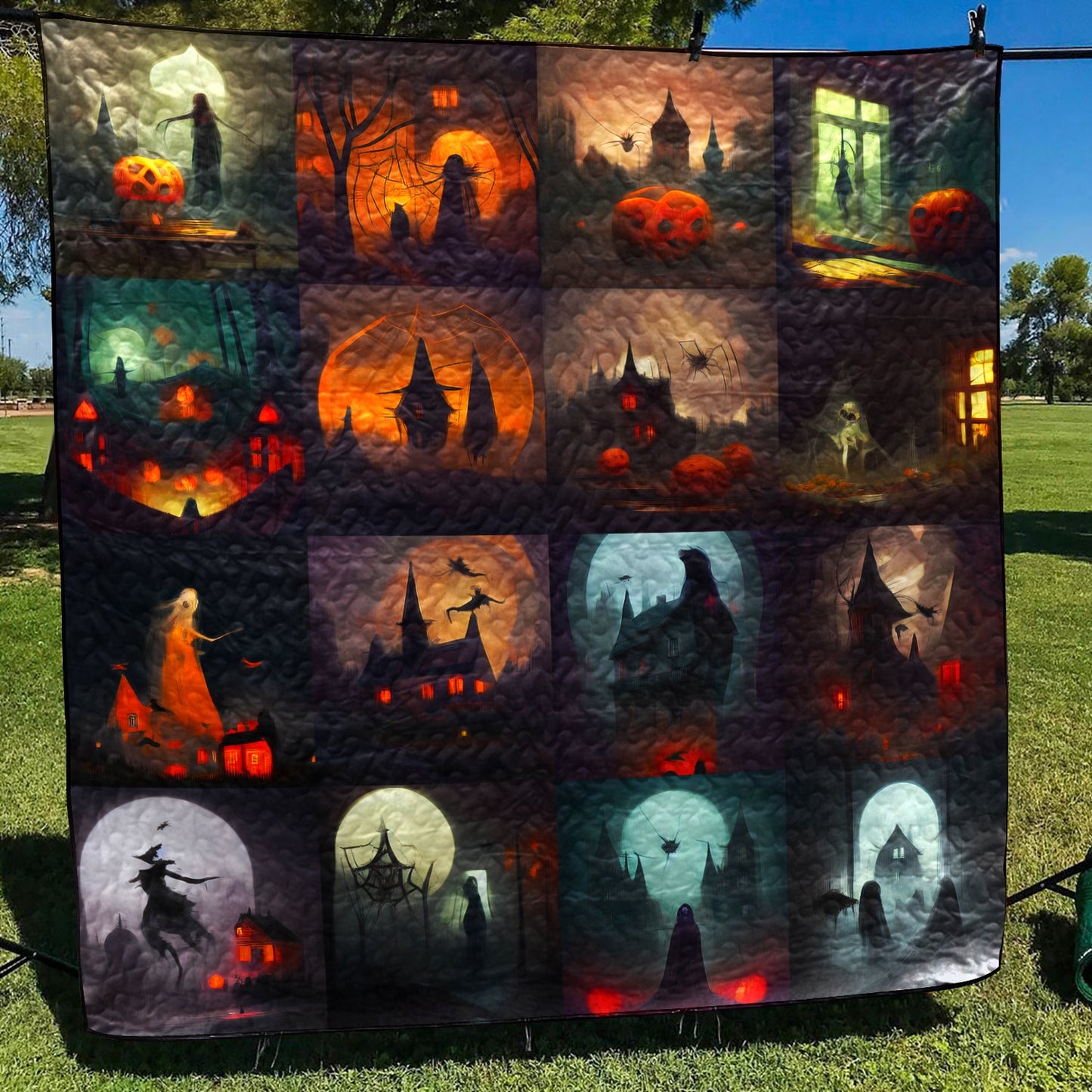 Halloween Night Quilt Blanket TD220801Y